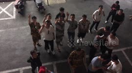 Chinese tourists in Thailand dazzle in matching elephant suits