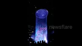 Rain Vortex Light & Sound Show at Jewel Changi Airport Singapore