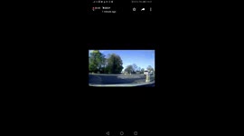 Moterbike undertakes on roundabout