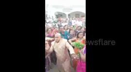 Family organise wedding ceremony for groom who 'couldn't find a partner' in India