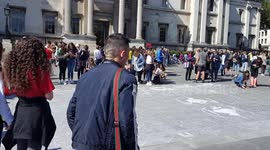 Warm and sunny day in London.