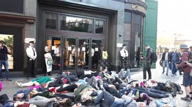 Extinction Rebellion hold dramatic