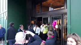 Newsflare Edit - Extinction Rebellion Activist Rants At Harrods Security