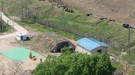 Korean DMZ Korean Demilitarized Zone soldiers playing