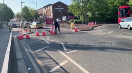 Warehouse fire brought under control in Neasden