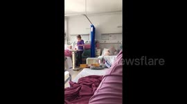 Watch adorable moment student nurse sings 'Amazing Grace' to grandmother of 22 in hospital