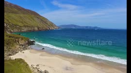 Watch stunning clip of huge seven metre basking shark prowling the Irish coastline