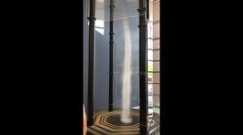 Cool man-made tornado