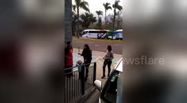 Newsflare Edit - Boyfriend makes surprise proposal in coffee shop as girlfriend goes to buy breakfast