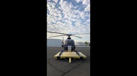 Helicopter engine start