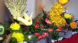 Animals are made from flowers, Vegetables and fruits! A rare masterpiece