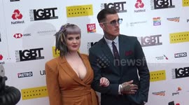 Kelly Osbourne, Elli Goulding, Stephen Fry and other celebs arrive for LGBT awards