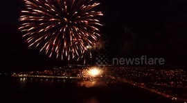 Fireworks Display By Drone