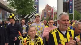 Atmosphere builds at Wembley ahead of FA Cup final!