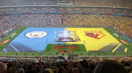 The National Anthem at the FA cup final