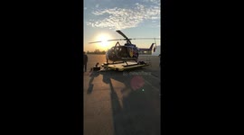 Helicopter engine start
