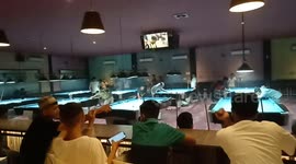 Indonesians watch FA Cup final Man City vs Watford together