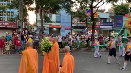 Thousands of people attended the Buddha's Birthday festival in Viet Nam