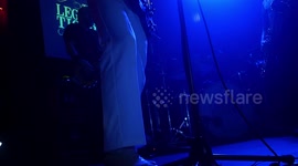 The Legendary Tigerman performs in Madrid, Spain