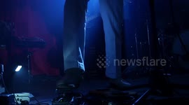 The Legendary Tigerman performs in Madrid, Spain