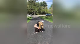 Rhode Island girl starts crying when surprised with 'dream' puppy