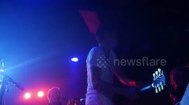 The Legendary Tigerman performs in Madrid, Spain
