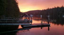 Incredible Sunset on British Columbia's Sunshine Coast