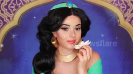 Girl transforms into Princess Jasmine to celebrate live action film Aladdin's release