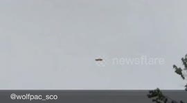 UFO spotted in Scotland