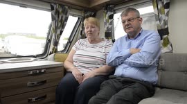 Furious couple forced to spend 10-months living in caravan after building delays