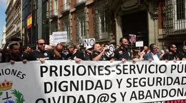 Workers from the Córdoba prison went to Madrid to participate in the demonstration called by the association