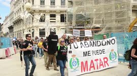 Workers from the Córdoba prison went to Madrid to participate in the demonstration called by the association