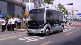 China opens world's first 5G self-driving bus line