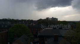 Stormy Sunset in Portland, Maine (05/20/2019)