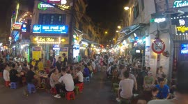 Exciting Night life at Ta Hien street aka beer corner Ta Hien Street - The Street Never Sleep In The Heart Of Hanoi