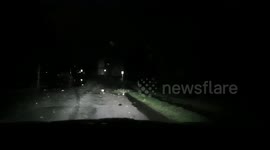 Driving through Jefferson City damage