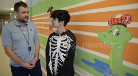 These heartwarming pictures show children who have taken up DANCING - as part of their treatment in hospital