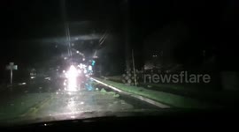 US storm chaser films drive through tornado-ravaged Jefferson City