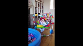Baby dancing to baby shark