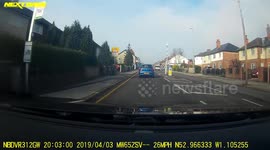 Caught on Camera; Car T-bones another vehicle at a junction