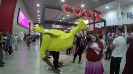 Fantastic Cosplay Outfit Of A Giant Bird At The MCM London Comic Con