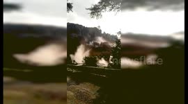 Mountainside collapses in China's Sichuan damaging 3 houses