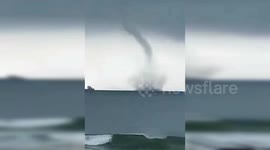 Massive waterspout spotted swirling over Chinese sea