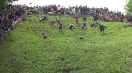 Multiple injuries at the 2019 cheese rolling contest in the UK