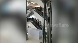 Hundreds of K-Pop fans stampede down escalators to see boyband