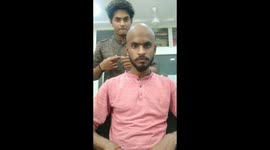 Prosthetic artist shows off hilarious 'cure for baldness'