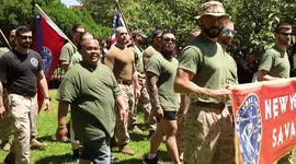 Memorial Day: Marines support group marches in parade