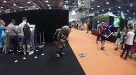 Cosplayer Dances To Music