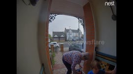 UK toddler hilariously keeps yelling f-word at locked door