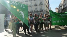 Demonstration in Madrid, Spain for the International Day of Action for Women's Health